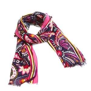 Vera Bradley Soft Fringe Scarf in Painted Paisley